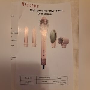 MESCOMB High Speed Hair Dryer Styler Hot Air Styler Likenew Used A Few Times